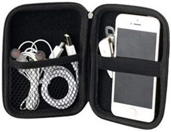 Hard Disk Drive Pouch case for 2.5" HDD Cover WD Seagate Slim Sony Dell Toshiba (Black)